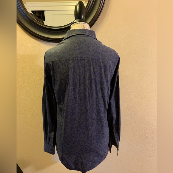 NWT EQUINOX WOVEN LONG SLEEVR BUTTON DOWN SHIRT. SHIRT TAIL HEM, - Picture 2 of 11